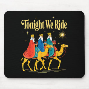 Tonight We Ride Christmas, 3 Wise Men, Christian C Mouse Mat
