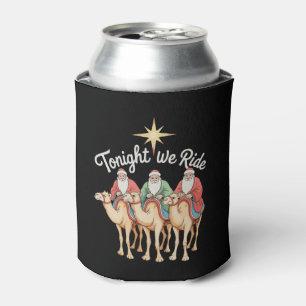 Tonight We Ride Christmas 3 Wise Men Christian Can Cooler