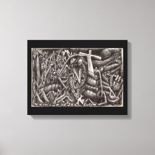 "Tonight, ye shall burn!"  Canvas Print