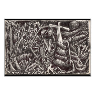 "Tonight, ye shall burn!" Photo Print