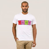 Tonio periodic table name shirt (Front Full)
