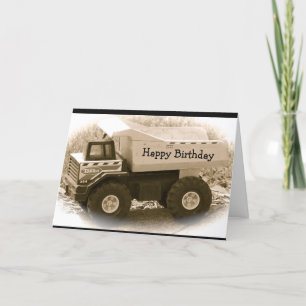 Tonka Truck card