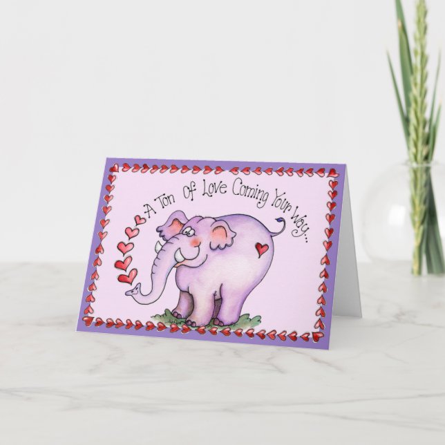 Tonne of Love - Greeting Card (Front)