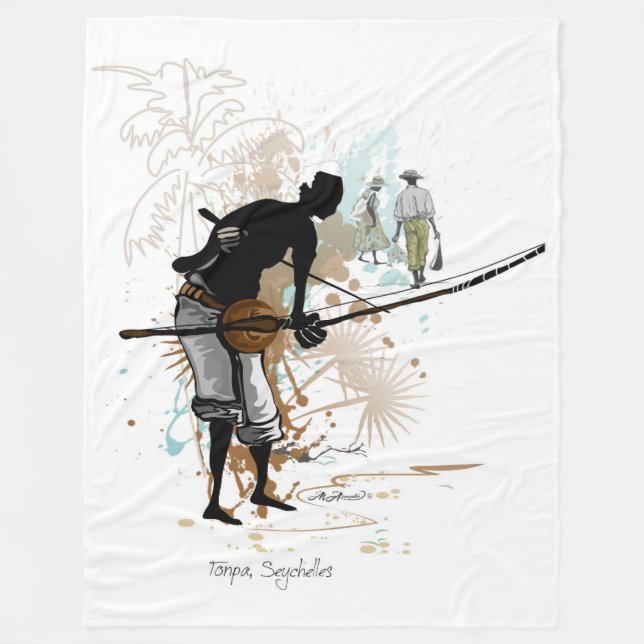 Tonne Pa Fleece Blanket (Front)