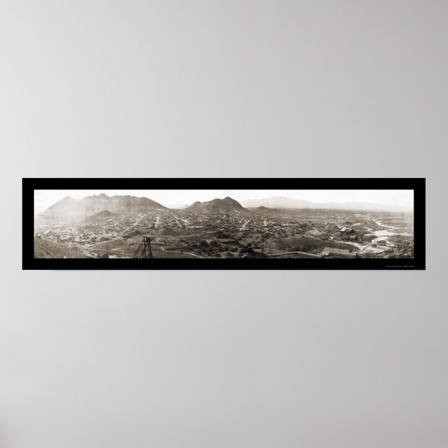 Tonopah NV Panoramic Photo 1909 Poster (Front)