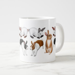 Tons of Buns Rabbit Lovers Large Coffee Mug