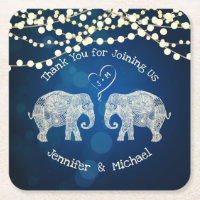 TONS OF LOVE  Elephant Couple Wedding Favour
