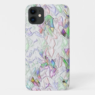 Tons pérola ou peças coloridas ao creme iPhone 11 case