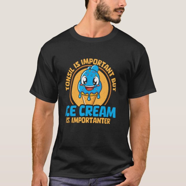 Tonsil Removal surgery funny Recovery Tonsillectom T-Shirt (Front)