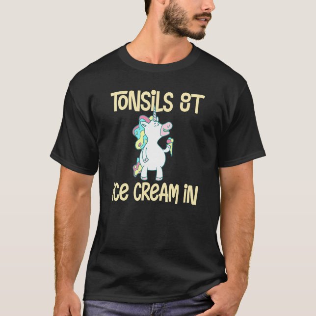 Tonsillectomy Tonsil Removal Recovery Surgery Get  T-Shirt (Front)
