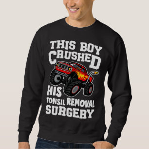 Tonsils Removal Surgery Boy Tonsillectomy Recovery Sweatshirt