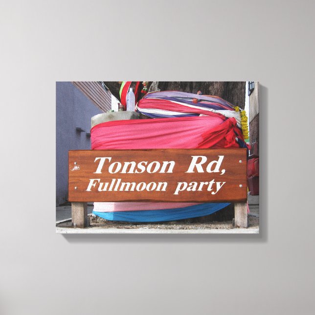 Tonson Rd. Fullmoon Party Canvas Print (Front)