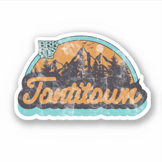 Tontitown, Arkansas  Sticker (Front)