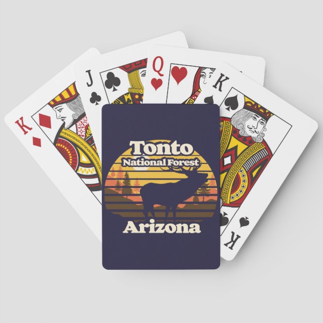 Tonto National Forest Arizona Playing Cards (Back)