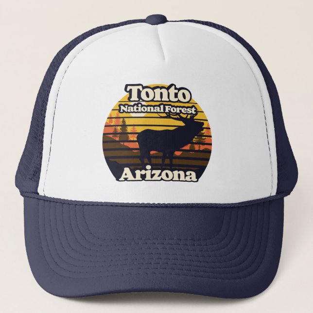 Tonto National Forest Arizona Trucker Hat (Front)