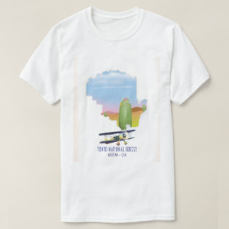 Tonto national forest Arizona USA map T-Shirt