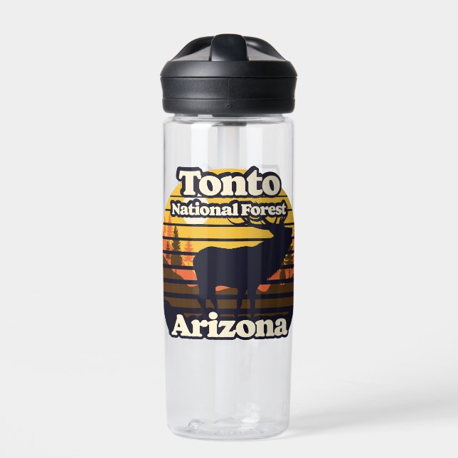 Tonto National Forest Arizona Water Bottle (Front)