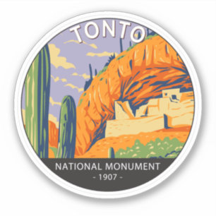 Tonto National Monument Arizona Vintage