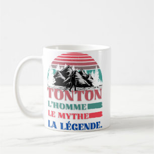 Tonton: The Man, The Myth, The Legend Vintage Gift Coffee Mug
