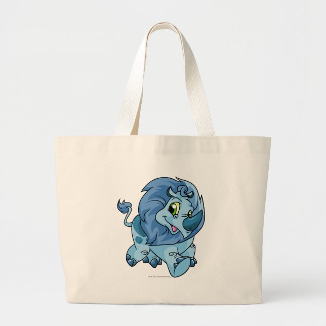 Tonu Blue Large Tote Bag (Front)
