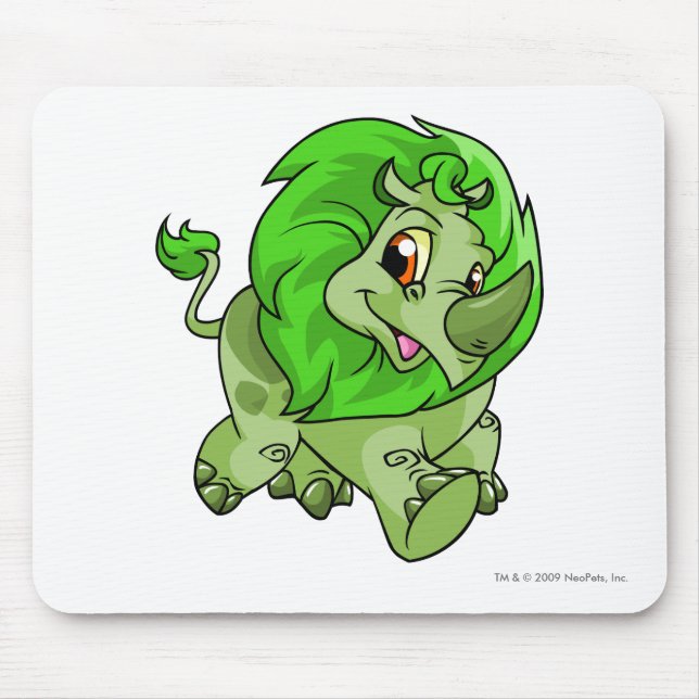 Tonu Green Mouse Mat (Front)