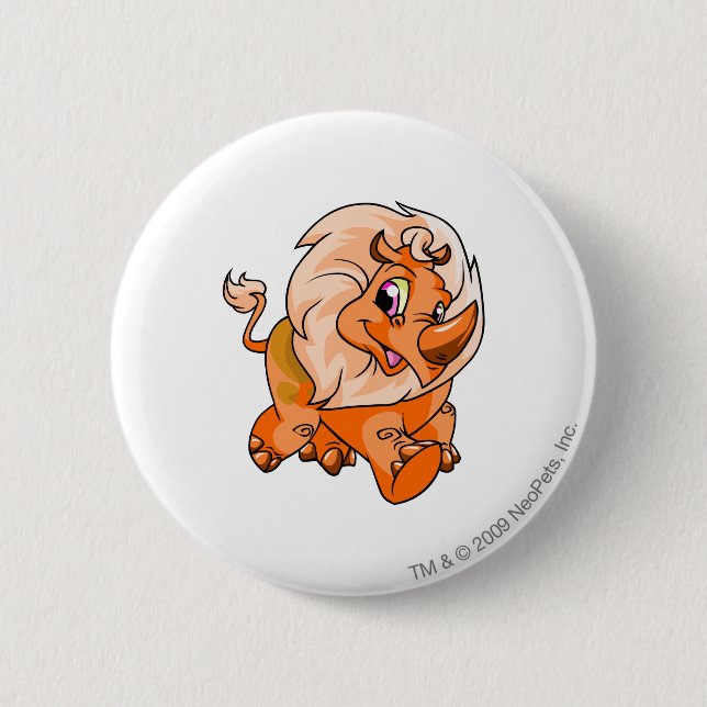 Tonu Orange 6 Cm Round Badge (Front)