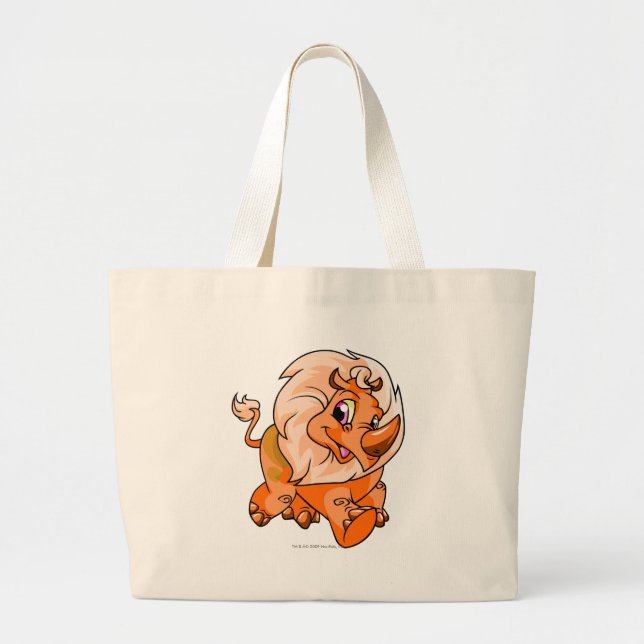 Tonu Orange Large Tote Bag (Front)