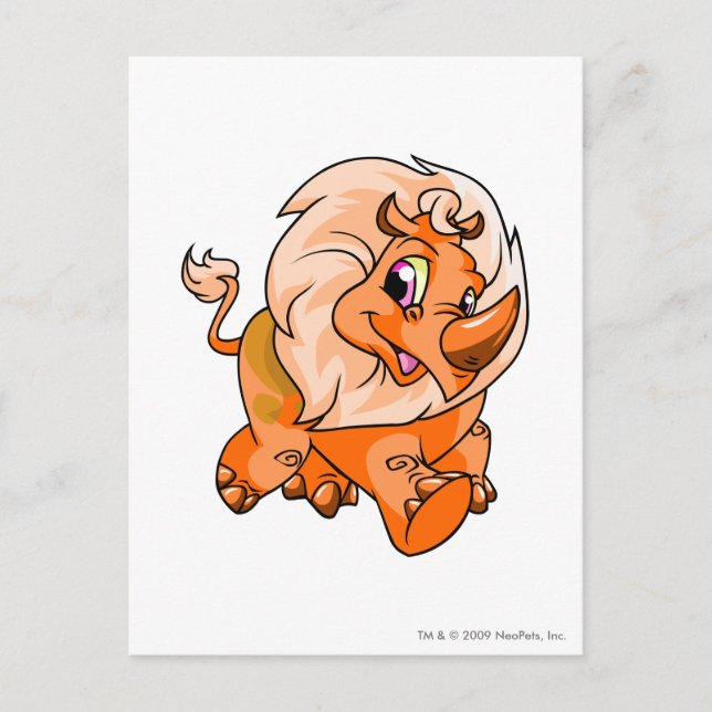 Tonu Orange Postcard (Front)
