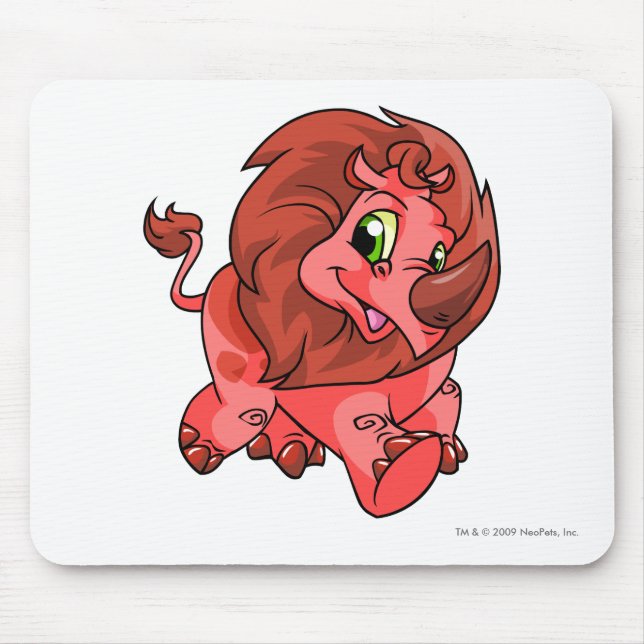 Tonu Red Mouse Mat (Front)