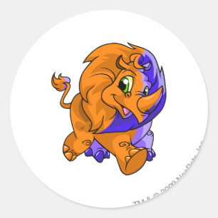 Tonu Split Classic Round Sticker