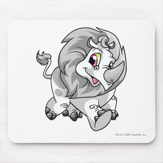 Tonu White Mouse Mat (Front)
