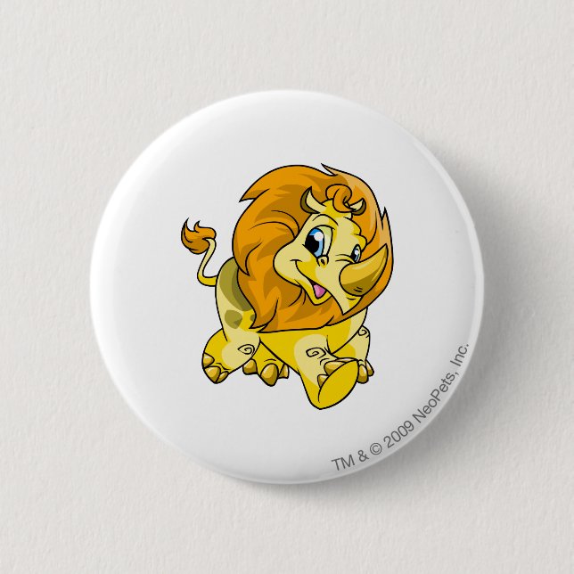 Tonu Yellow 6 Cm Round Badge (Front)