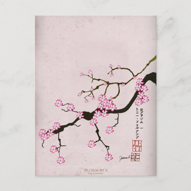 tony fernandes's antique blossom 5 postcard (Front)