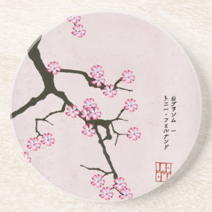 tony fernandes's antique blossom 6 coaster