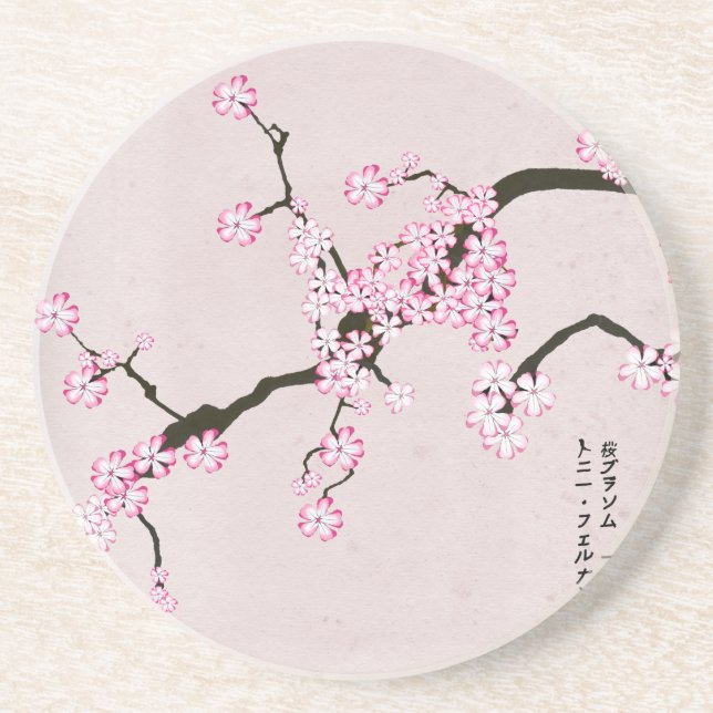 tony fernandes's antique blossom 9 coaster (Front)