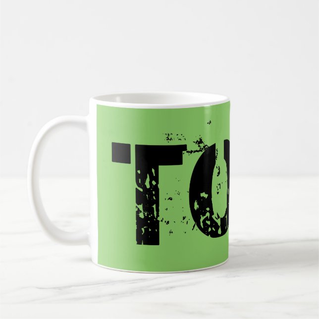 Tony from Orphan Black, block letters, large Coffee Mug (Left)