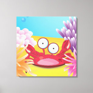 Tony the Crab Canvas Print