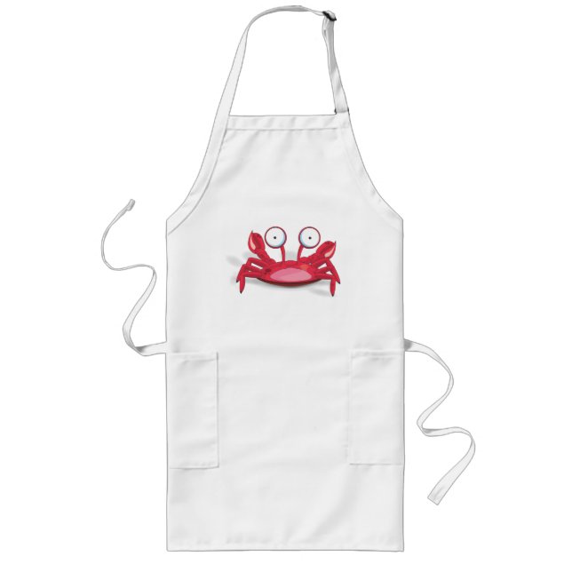 Tony the Crab Long Apron (Front)