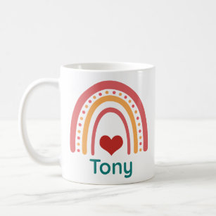 Tony Vintage Boho Rainbow Coffee Mug