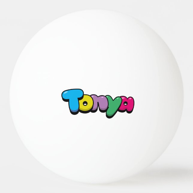 Tonya Ping Pong Ball (Front)