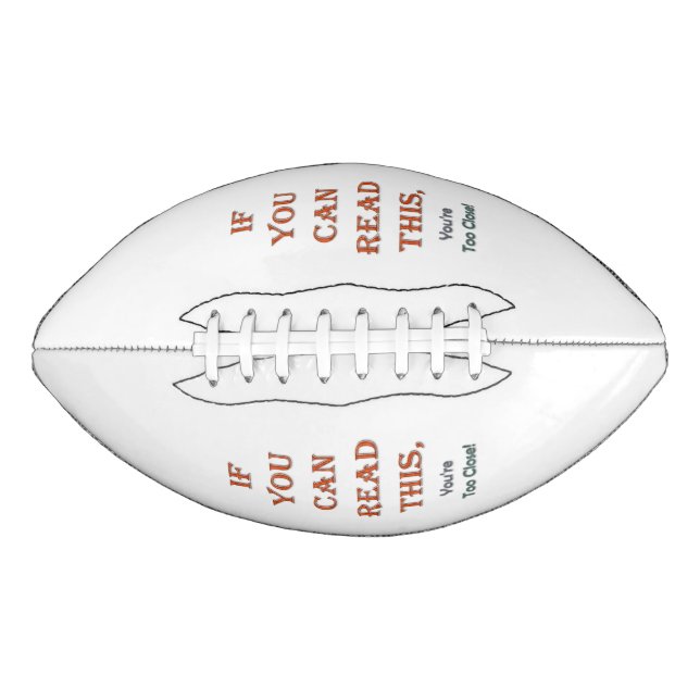 Too close american football (Front)