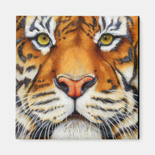 Too Close - Siberian Tiger Magnet