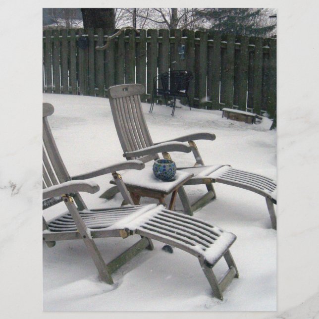 Too Cold for the Beach Flyer (Front)