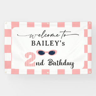 Too Cool 2nd Birthday Welcome Banner