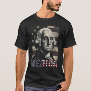 Too Cool For British Rule - George Washington 4th T-Shirt