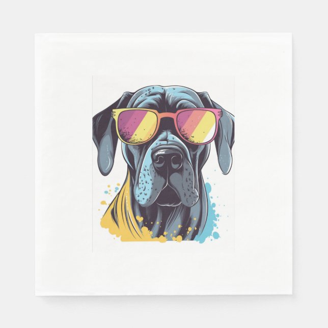 Too Cool for Dog Days  Napkin (Front)