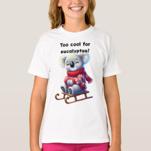 Too Cool for Eucalyptus   Funny Koala Kids T-Shirt