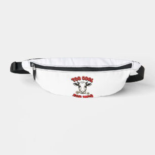 Too Cool For Moo Funny Cow Vintage Shirt Design_1 Bum Bags