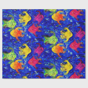 Too Cool for School Fish Wrapping Paper