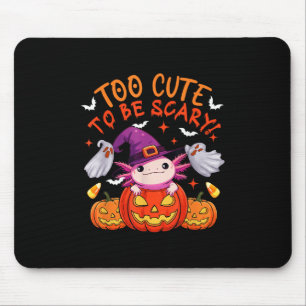 Too Cute Funny Joke Scary Halloween Axolotl Cospla Mouse Mat